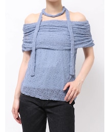 LAGUNAMOON | レースオフショルトップス(Tシャツ/カットソー)
