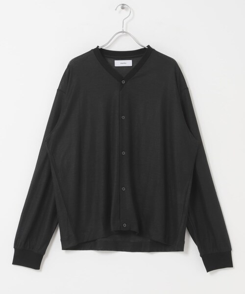 URBAN RESEARCH DOORS(アーバンリサーチドアーズ)の「marka CARDIGAN(カーディガン/ボレロ・メンズ・WHITE/BLACK・1/2)」の15枚目の写真