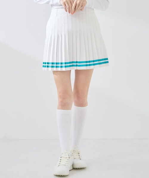 ROPE'(ロペ)の「ライン使いプリーツスカート/撥水(スカート・レディース・ブラック/ホワイト/ネイビー・L/M/S)」の18枚目の写真