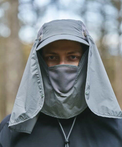 EKAL(エカル)の「Pertex キャップ(キャップ・メンズ・ブラック/グレー・One)」の2枚目の写真