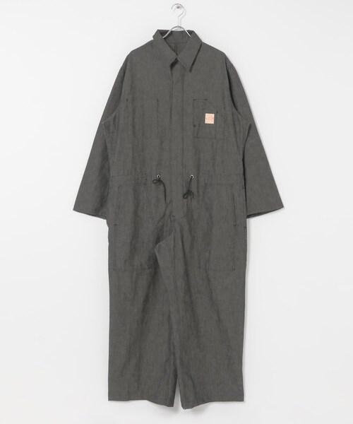 URBAN RESEARCH(アーバンリサーチ)の「Willow Pants P-031(つなぎ/オールインワン・メンズ・BKCHAMBRAY・0/1)」の1枚目の写真
