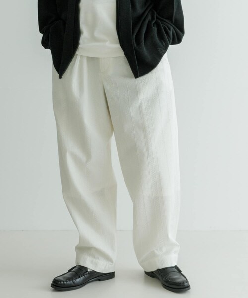 URBAN RESEARCH(アーバンリサーチ)の「SEEALL MANCHESTER PANTS(その他パンツ・メンズ・BLK×BLK/WHT×WHT・3/4)」の6枚目の写真