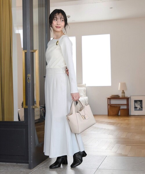 VIS（ビス）の「【美脚】アンクルベルトストレッチロングブーツ（ブーツ・レディース・ブラック・L/M/S）」の22枚目の写真