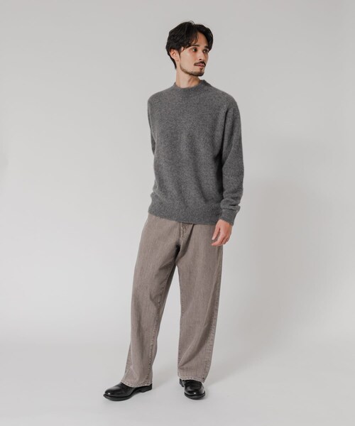 URBAN RESEARCH(アーバンリサーチ)の「11.8oz COL/DENIM WIDE PANTS(デニムパンツ・メンズ・MOCHA/BLEACH・M/L)」の9枚目の写真
