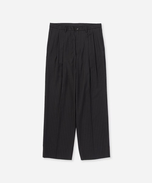 Saturdays NYC(サタデーズ ニューヨークシティ )の「George Herringbone Stripe Two Tuck Pant(その他パンツ・レディース・ブラック/グレー・L/M/S/XL)」の4枚目の写真