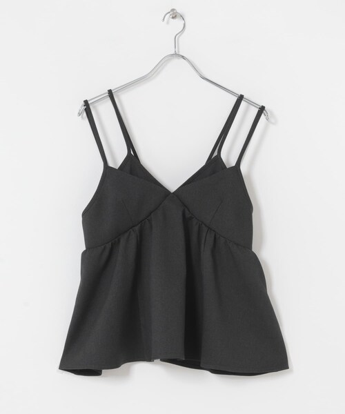 SENSE OF PLACE by URBAN RESEARCH（センスオブプレイスバイアーバンリサーチ）の「レイヤードデザインビスチェ（その他トップス・レディース・BLACK/BROWN・One）」の10枚目の写真