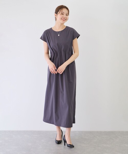 Jayro(ジャイロ)の「ラッシュガードウエストタックワンピース(ワンピース・レディース・ブラック/チャコール/ベージュ・M)」の15枚目の写真