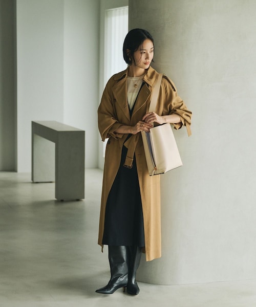 ROPE'(ロペ)の「【E'POR】Y BAG Shoulder Medium【軽量】(ショルダーバッグ・レディース・ライトグレー/キナリ・F)」の5枚目の写真