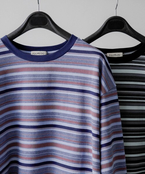 URBAN RESEARCH（アーバンリサーチ）の「POLYPLOID　OVERSIZE LONGSLEEVE B（Tシャツ/カットソー・メンズ・PPL/NVY/GRY/BLK・2/3/4）」の10枚目の写真