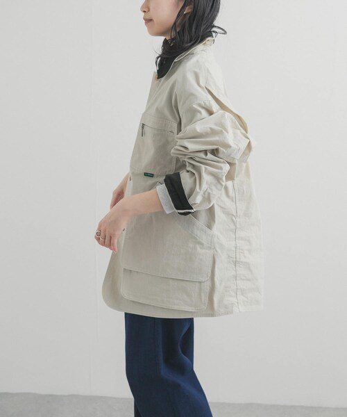 URBAN RESEARCH DOORS(アーバンリサーチドアーズ)の「L.L.Bean JAPAN EDITION BEANSFIELD COAT(テーラードジャケット・レディース・SAND/BEIGE/ORANGE/FOREST・S)」の7枚目の写真