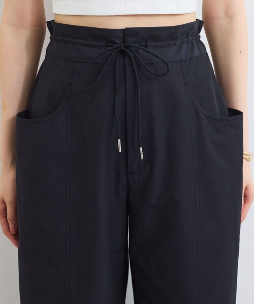 VIS（ビス）の「【接触冷感/洗える】ドロストワイドパンツ（その他パンツ・レディース・ブラック/ベージュ・F）」の14枚目の写真