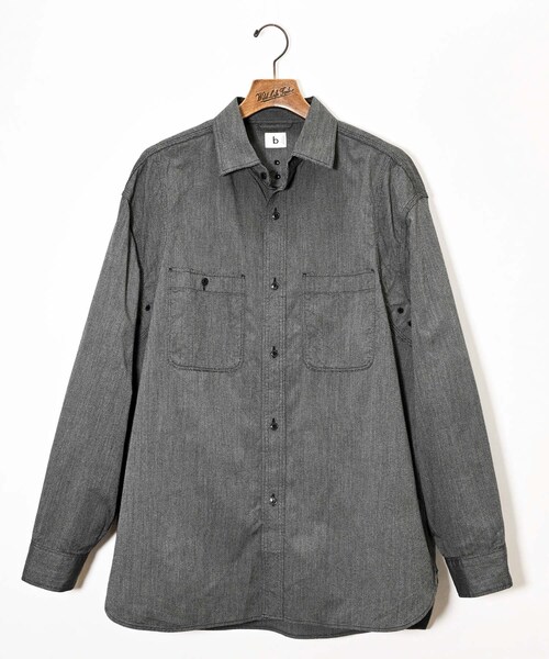 【blurhms ROOTSTOCK】Classic Chambray Work Shirt