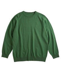 nissen | ウール100％ハイゲージクルーネックセーター(ニット/セーター)