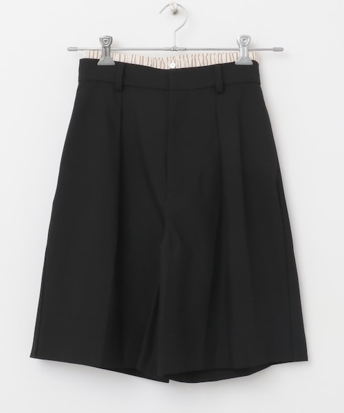 URBAN RESEARCH ROSSO（アーバンリサーチロッソ）の「レイヤードハーフパンツ（その他パンツ・レディース・BLACK/MOCHA・36/38）」の12枚目の写真