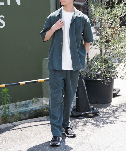 URBAN RESEARCH DOORS（アーバンリサーチドアーズ）の「FORK&SPOON　ピグメントプリントパンツ（その他パンツ・メンズ・GRAY/GREEN・4/5）」の14枚目の写真