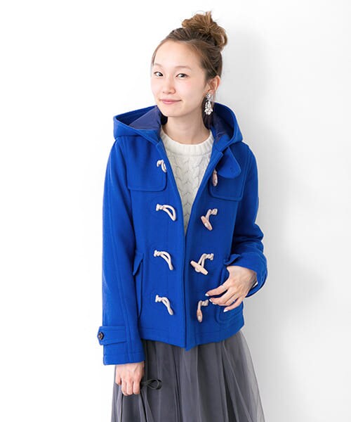 URBAN RESEARCH（アーバンリサーチ）の「ショートダッフルコート（ダッフルコート・レディース・BLUE/CHARCOAL/RED・FREE）」の11枚目の写真