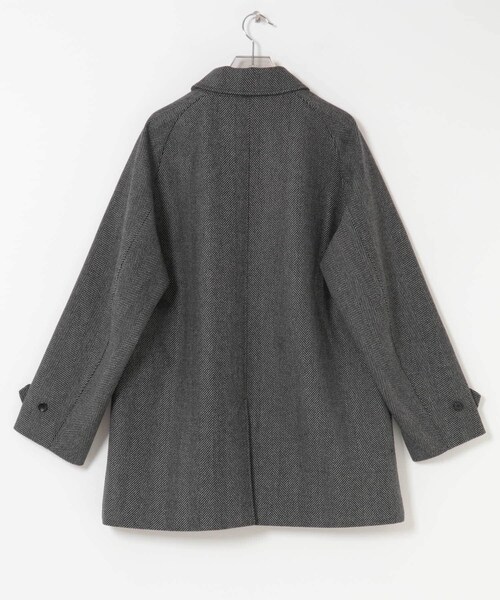 URBAN RESEARCH（アーバンリサーチ）の「WINDPROOF TWEED HALF COAT（テーラードジャケット・メンズ・BROWN/CHARCOAL・M/L）」の16枚目の写真