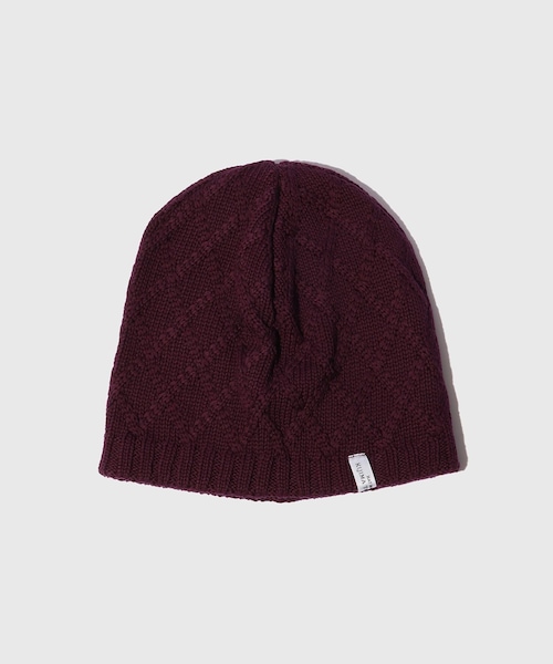 ADAM ET ROPE'（アダムエロペ）の「【KIJIMA TAKAYUKI/キジマ タカユキ】COTTON REVERSIBLE BEANIE（ニットキャップ/ビーニー・メンズ・ブラック/ブルー系/パープル・F）」の4枚目の写真