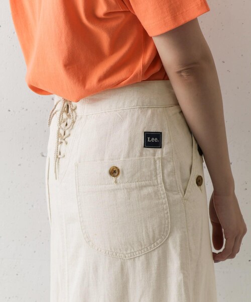 URBAN RESEARCH DOORS（アーバンリサーチドアーズ）の「DOORS×Lee　別注マリンロングスカート∴（デニムスカート・レディース・生成り/OW・S/M）」の4枚目の写真