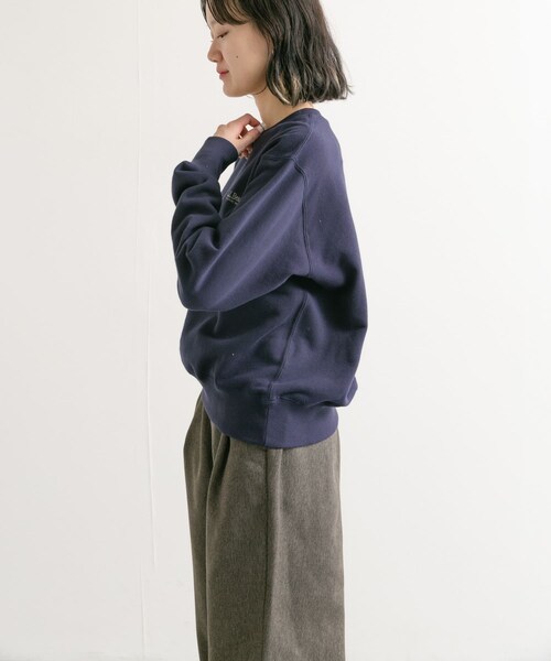 URBAN RESEARCH DOORS（アーバンリサーチドアーズ）の「L.L.Bean　Crewneck Sweatshirts（Tシャツ/カットソー・レディース・ecru/birch/navy・M）」の21枚目の写真