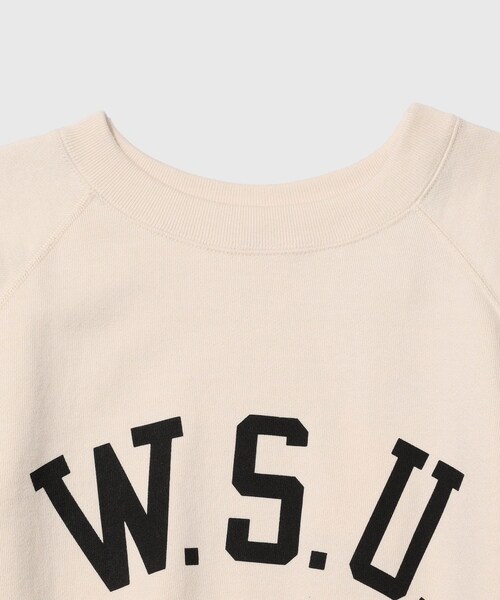 ADAM ET ROPE'(アダムエロペ)の「【Champion/チャンピオン】CRSS SHORT SLEEVE SWEATSHIRT(スウェット・メンズ・ホワイト/グリーン/ネイビー・L/M/XL)」の20枚目の写真