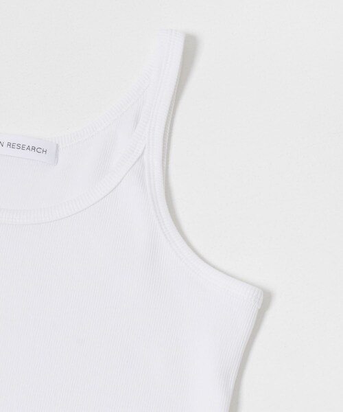 URBAN RESEARCH（アーバンリサーチ）の「『MADE IN JAPAN』リブタンクトップ（タンクトップ・レディース・SILVER/WHITE/BLUE GRAY/CHARCOAL・FREE）」の10枚目の写真