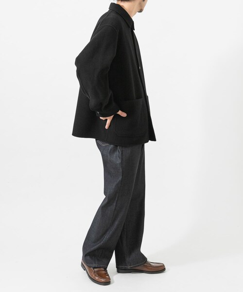 URBAN RESEARCH(アーバンリサーチ)の「『別注』FRAIZZOLI×URBAN RESEARCH REVER COVERALL JACKET(カバーオール・メンズ・BLACK/BROWN/廃盤・46/48/M/L)」の9枚目の写真