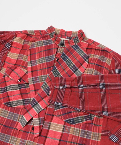 THE GOODLAND MARKET（ザグッドランドマーケット）の「77circa　wide stole shirt-NEL（シャツ/ブラウス・レディース・nel1/nel2/nel3/nel4/nel5・one）」の21枚目の写真
