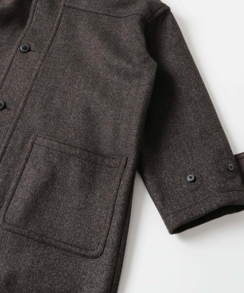URBAN RESEARCH(アーバンリサーチ)の「HERILL Blacksheep Duffelcoat(ダッフルコート・メンズ・Brown-hb・2)」の6枚目の写真