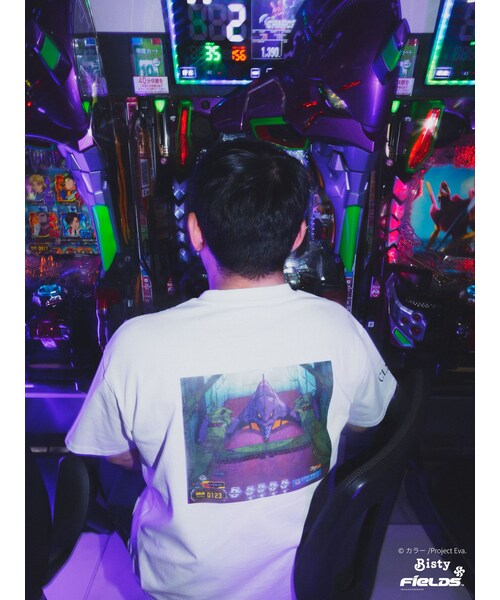 CALNAMUR（カルナムール）の「【エヴァンゲリオンコラボ】初号機格納庫 TEE（Tシャツ/カットソー・レディース・ホワイト/ブラック・XL/F）」の6枚目の写真