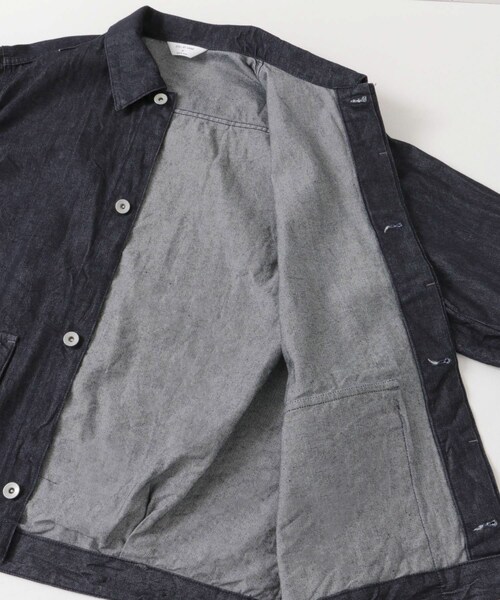 URBAN RESEARCH DOORS（アーバンリサーチドアーズ）の「STILL BY HAND　10oz denim jacket（デニムジャケット・メンズ・ECRU/NAVY・46/48）」の12枚目の写真