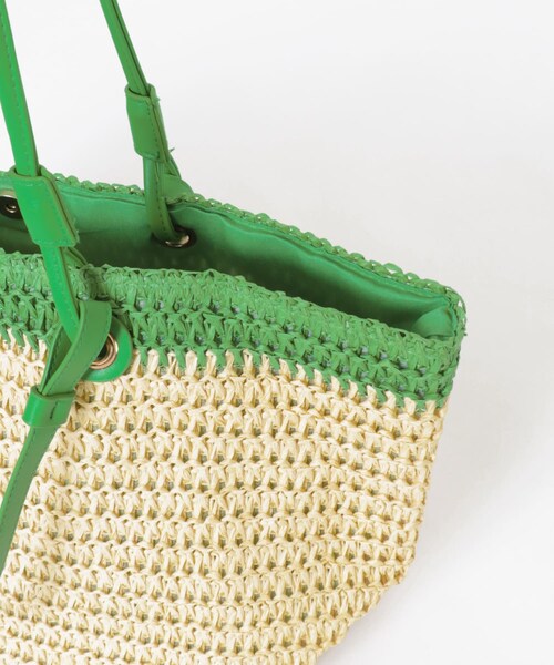 THE GOODLAND MARKET（ザグッドランドマーケット）の「SHIRALEAH　SYRACUSE TOTE（トートバッグ・レディース・PINK/BLACK/GREEN・one）」の13枚目の写真