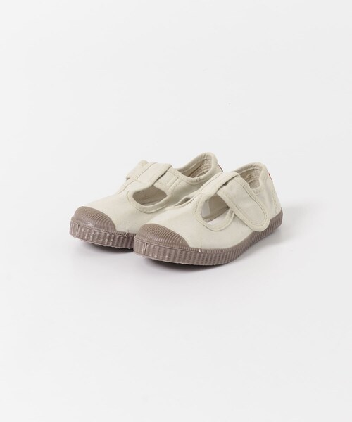 URBAN RESEARCH DOORS(アーバンリサーチドアーズ)の「Cienta キャンバスTストラップシューズ(KIDS)(スニーカー・キッズ・SAND・16/17/18/19)」の4枚目の写真