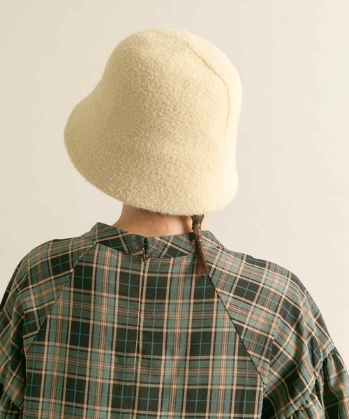 KBF（ケイビーエフ）の「シャギーベルHAT（ハット・レディース・BLACK/YEL BEIGE/BROWN・one）」の22枚目の写真