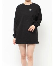 EVRIS | ラインストーングラフィックロンT(Tシャツ/カットソー)