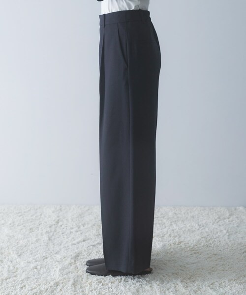 URBAN RESEARCH ROSSO（アーバンリサーチロッソ）の「防シワ リネンライクイージースラックス（その他パンツ・レディース・SKYGRAY/DARKNAVY/L/BEIGE・36/38）」の17枚目の写真