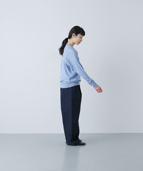 かぐれ(カグレ)の「1dozen リラックスプルオーバー(Tシャツ/カットソー・レディース・Ash Blue/Oatmeal/Burgundy・1)」の16枚目の写真