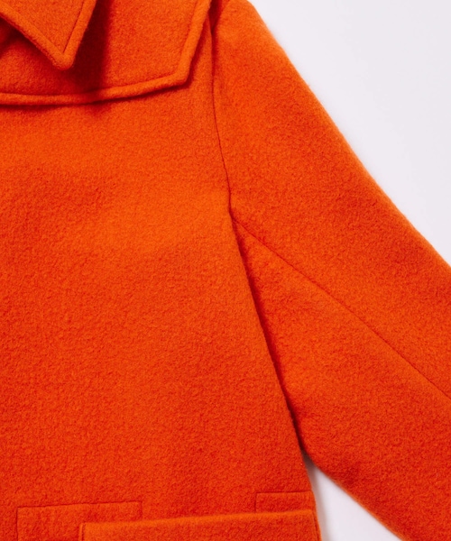 ADAM ET ROPE'（アダムエロペ）の「【KAPTAIN SUNSHINE】 Duffle Coat（ダッフルコート・メンズ・オレンジ・36/38）」の5枚目の写真