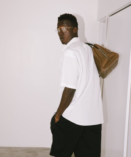 URBAN RESEARCH（アーバンリサーチ）の「new basic　THOMAS MASON SHORT-SLEEVE OVER SHIRTS（シャツ/ブラウス・メンズ・WHITE/ROYAL/SAX/DARK GREEN/STRIPE・S/M/L/XL）」の12枚目の写真