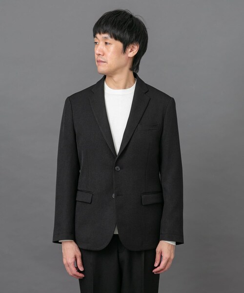 LIFE STYLE TAILOR　ブラッシュドツイルストレッチジャケット