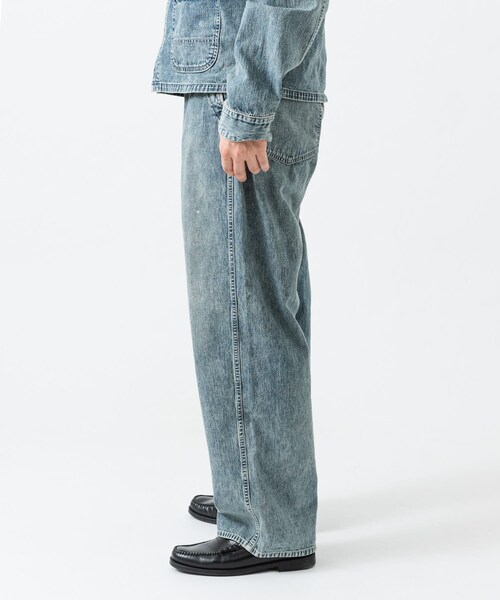 URBAN RESEARCH(アーバンリサーチ)の「ULTERIOR FADED LIGHT DENIM WORK PANTS(デニムパンツ・メンズ・FADED BLUE・3/4/5)」の5枚目の写真