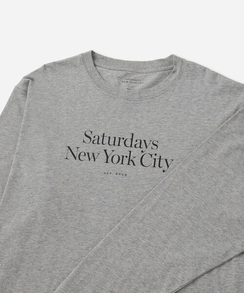 Saturdays NYC（サタデーズ ニューヨークシティ ）の「Miller Standard LS Tee（Tシャツ/カットソー・レディース・グレー/イエロー・L/M/S/XL）」の20枚目の写真