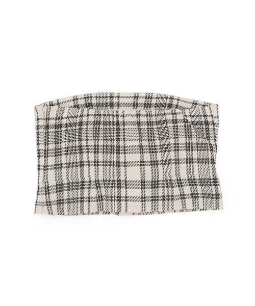 ROPE'（ロペ）の「ギマチェックビスチェ（ベスト・レディース・ブラック・F）」の4枚目の写真