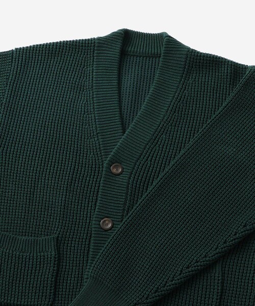 Saturdays NYC(サタデーズ ニューヨークシティ )の「Michael Plaited Waffle Cardigan(カーディガン/ボレロ・レディース・ブラック/グリーン・L/M/S/XL)」の20枚目の写真