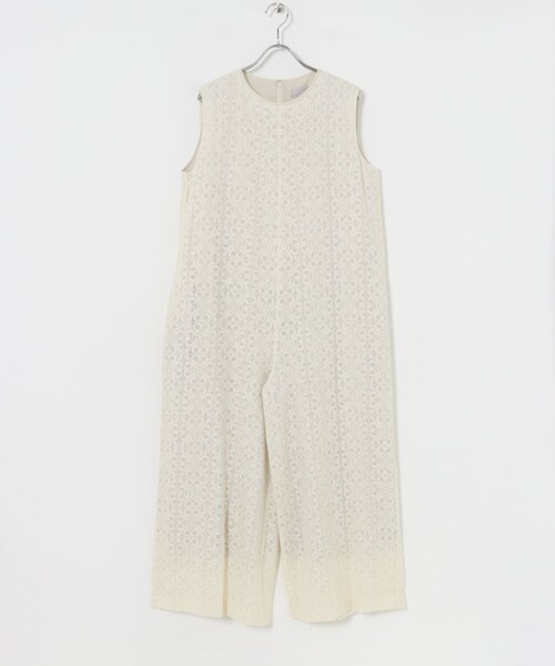 URBAN RESEARCH（アーバンリサーチ）の「Square Lace オールインワン（サロペット/オーバーオール・レディース・ブラック/オフ・S）」の14枚目の写真