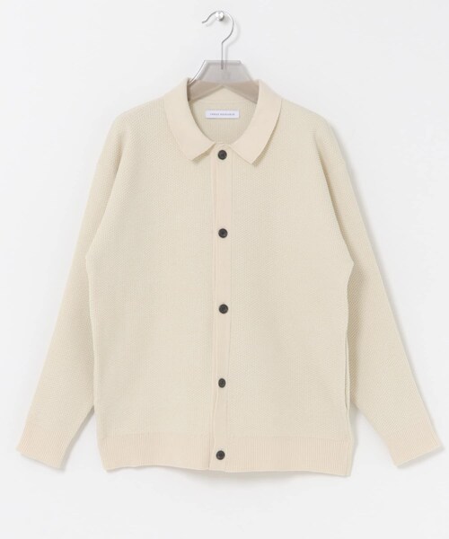 URBAN RESEARCH（アーバンリサーチ）の「モールリュクスポロカーディガン（カーディガン/ボレロ・メンズ・IVORY/CHARCOAL/BLACK・M/L）」の17枚目の写真