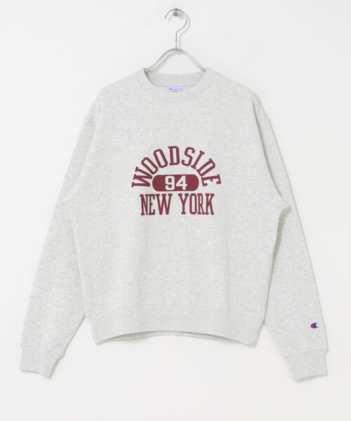 URBAN RESEARCH DOORS(アーバンリサーチドアーズ)の「『別注』Champion×DOORS SWEAT CREWNECK PULLOVER(スウェット・レディース・OATMEAL/O.GRAY/D.GRAY/NAVY・One)」の6枚目の写真