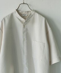 URBAN RESEARCH DOORS | 『XLサイズ/WEB限定』『吸水速乾』セオアルファバンドカラーショートスリーブシャツ(シャツ/ブラウス)