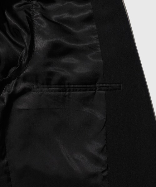 ADAM ET ROPE'(アダムエロペ)の「【AURALEE/オーラリー】LIGHT WOOL MAX GABARDINE JACKET(テーラードジャケット・メンズ・ブラック/ダークブラウン・3/4/5)」の13枚目の写真