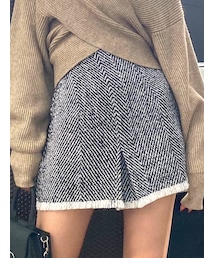 EMODA | ハイウエストタックスカート(スカート)